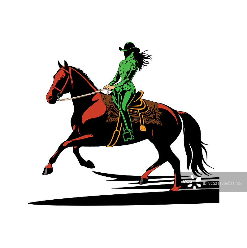 神秘骑士在运动中图片素材