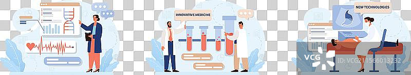 健康科技创新诊断与治疗方案图片素材