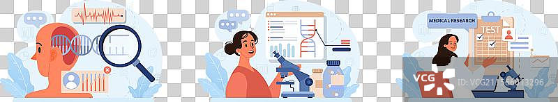 健康科技创新诊断与治疗方案图片素材