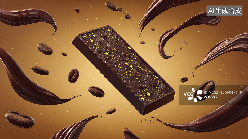 【AI数字艺术】巧克力，图片素材