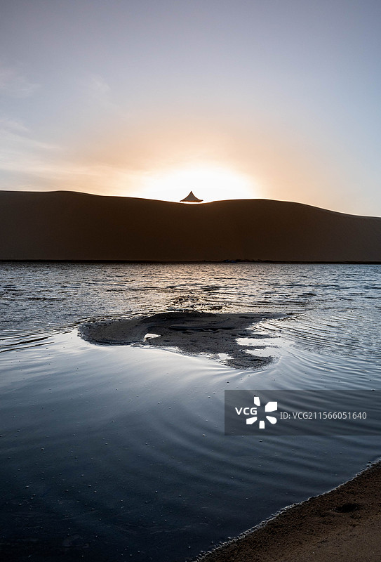 大漠孤烟直 长河落日圆图片素材