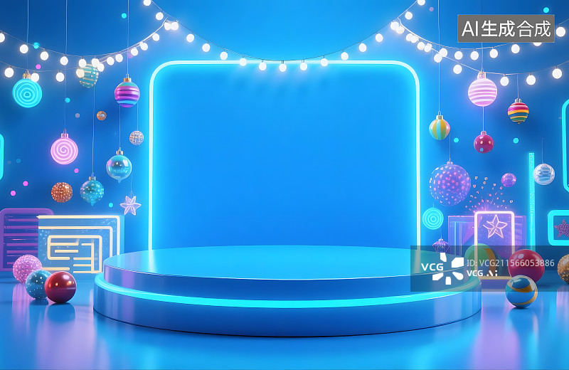 【AI数字艺术】圣诞节电子商务背景图片素材