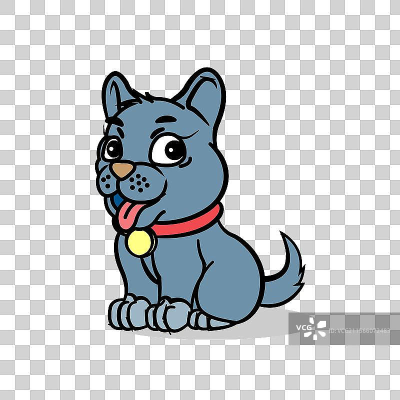 蓝色猫咪图片素材