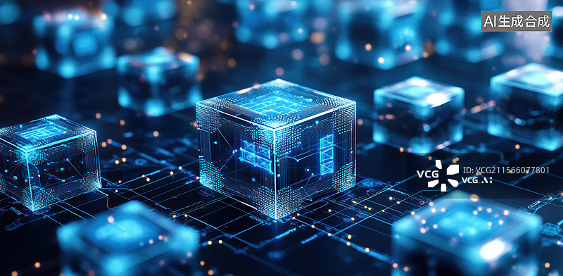 【AI数字艺术】科技之光图片素材