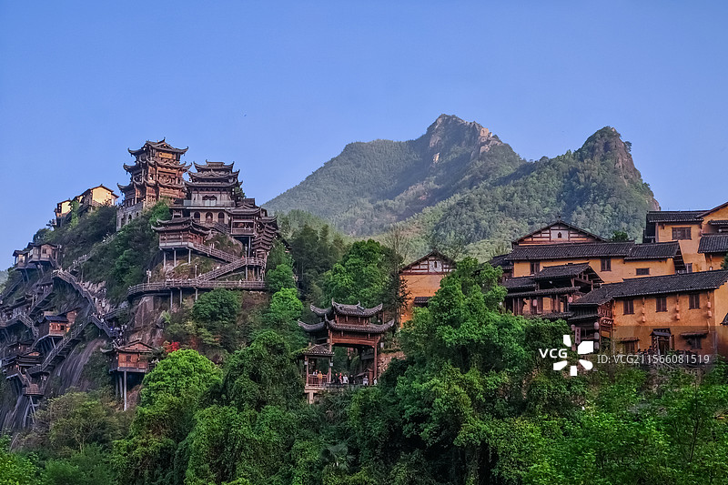 望仙谷风光图片素材