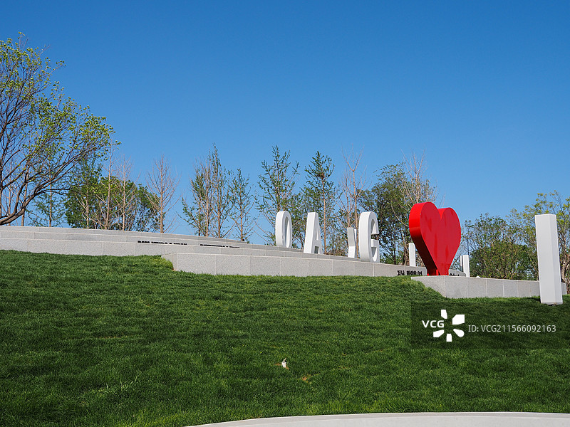 高新区的地标景观图片素材