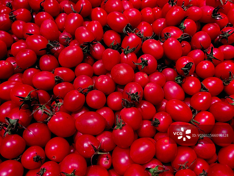 红色新鲜圣女果图片素材