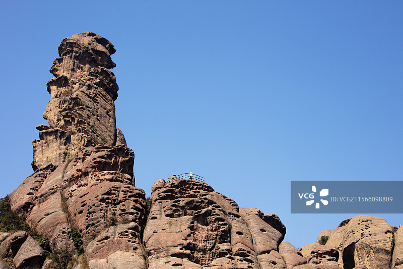 江西弋阳龟峰景区奇峰异石图片素材