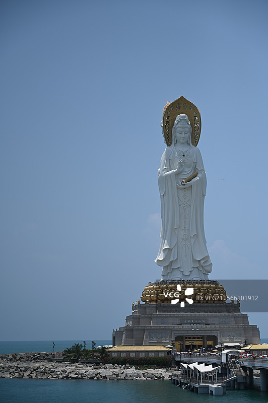 三亚南海观音南山寺图片素材