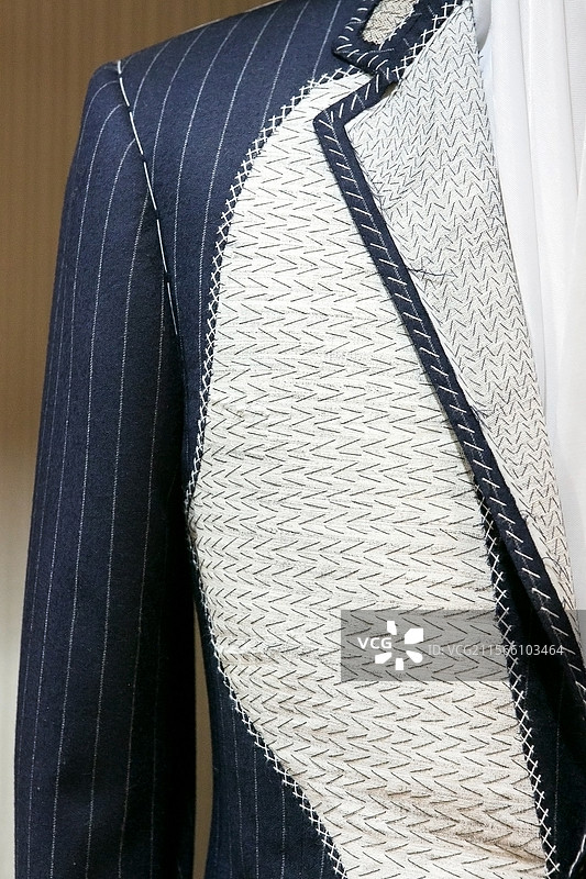 西服设计特写图片素材