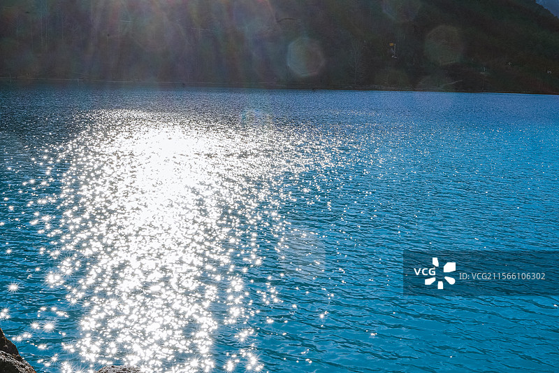 丽江-玉龙雪山国家风景名胜区-蓝月谷图片素材