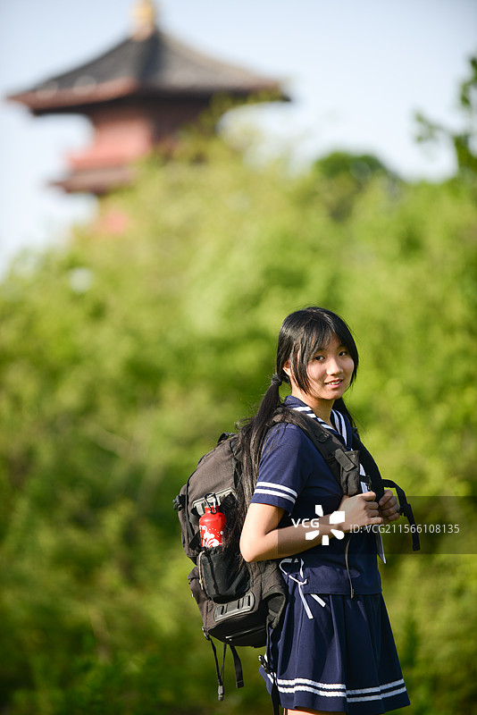 学生，女生，东方人物图片素材
