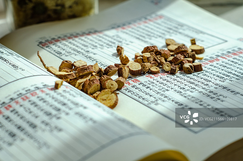 特写药膳甘草图片素材