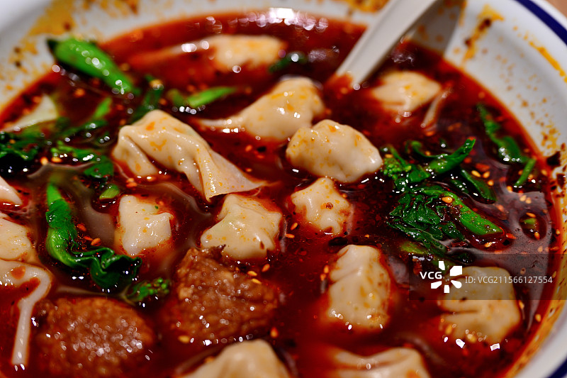 抄手，馄饨，老麻抄手，红油抄手，重庆小吃图片素材