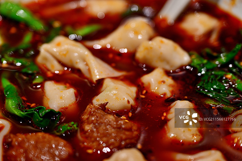 抄手，馄饨，老麻抄手，红油抄手，重庆小吃图片素材