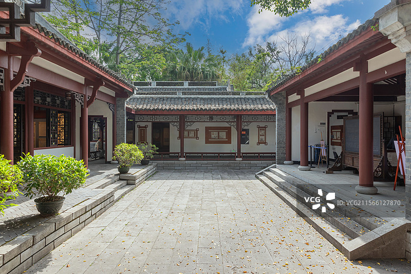 柳州柳侯公园柳侯祠图片素材