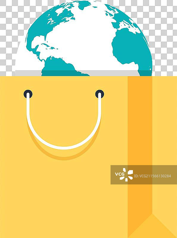 电子商务扁平化网页图标概念图片素材