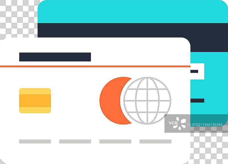 电子支付扁平网页图标概念图片素材