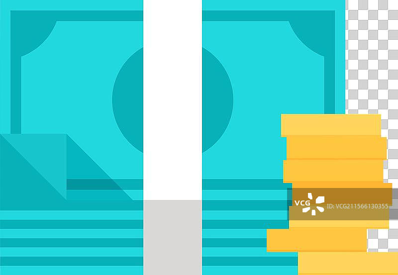 支付方式扁平化网页图标概念图片素材