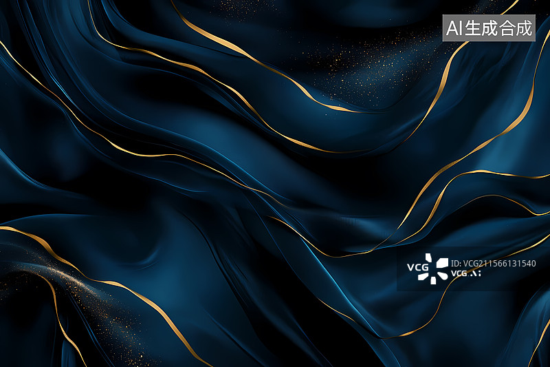 【AI数字艺术】抽象流淌的大理石纹理背景图片素材