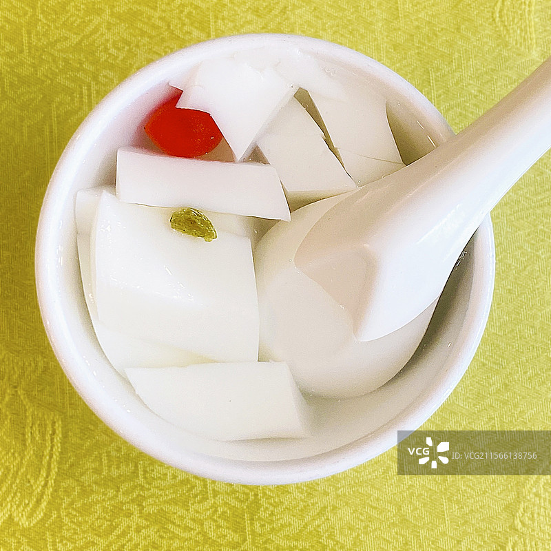 杏仁豆腐｜中国传统特色名点图片素材