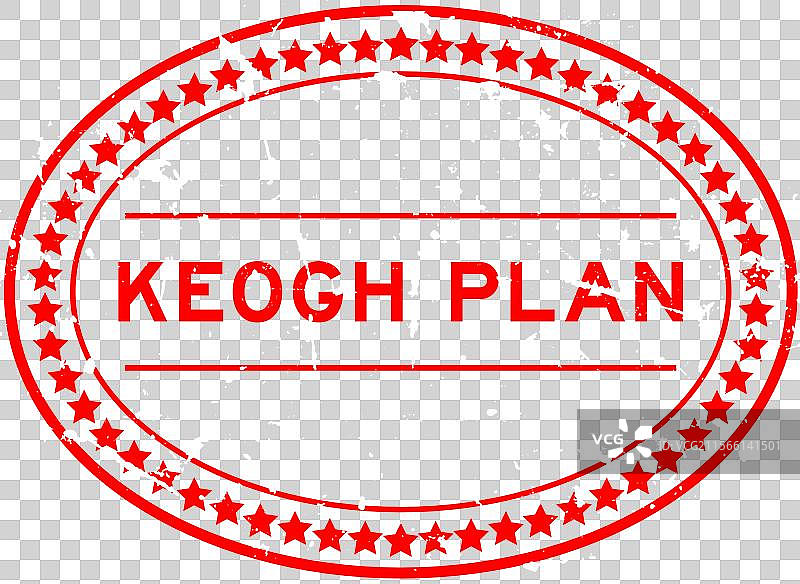 磨损的红色凯奥计划字样椭圆形橡胶印章图片素材