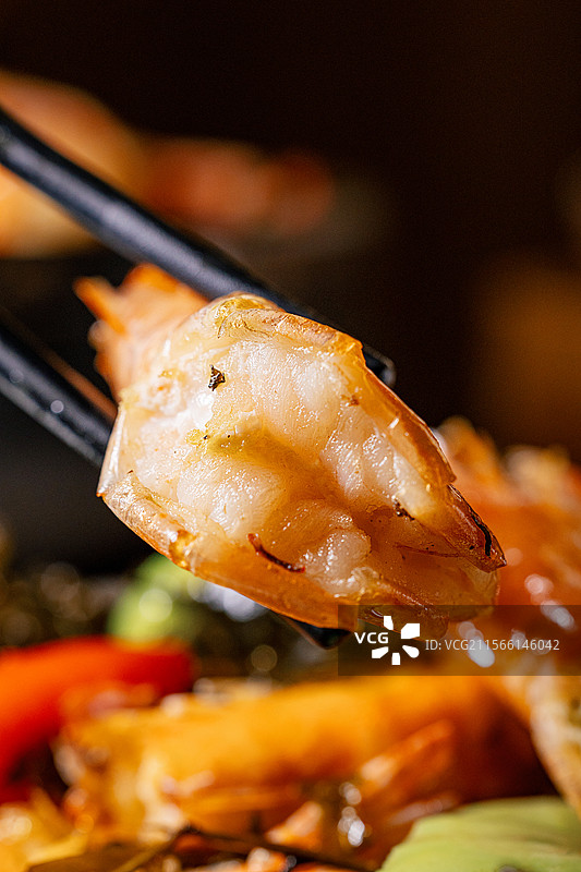 油爆虾大虾开背虾炸虾虾图片素材