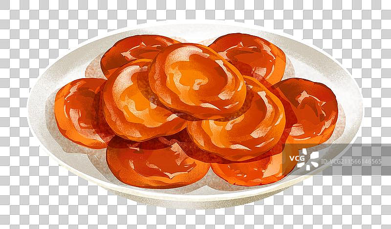 广西柳州特色美食之水油堆插画元素图片素材