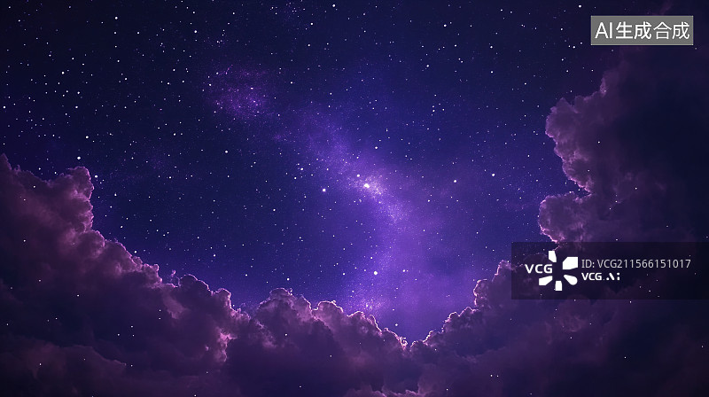 【AI数字艺术】月光下的森林图片素材