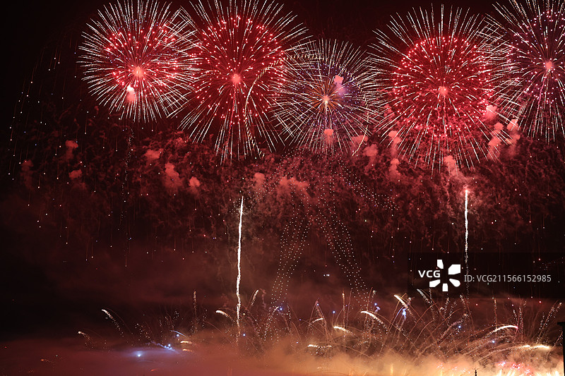 浏阳烟花爆竹秀图片素材