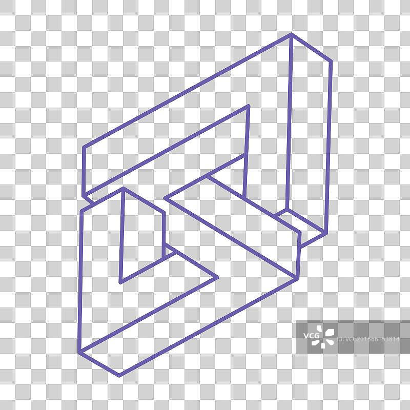 幻觉形状 3D 几何光学幻觉图片素材