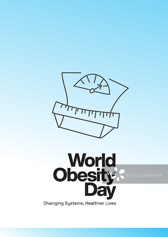 2025年世界肥胖日创意横幅图片素材