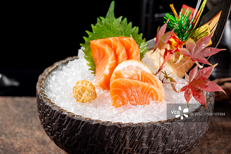 三文鱼刺身图片素材