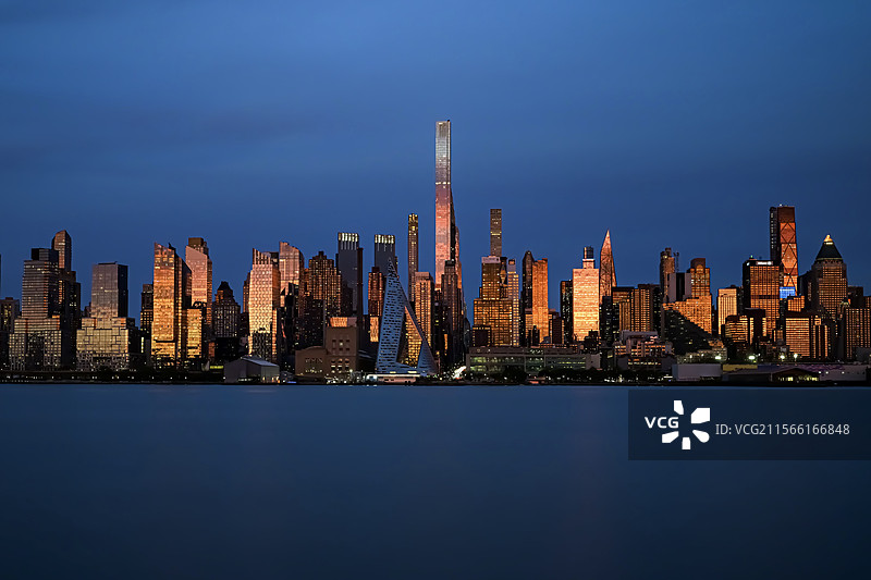 蓝调曼哈顿图片素材