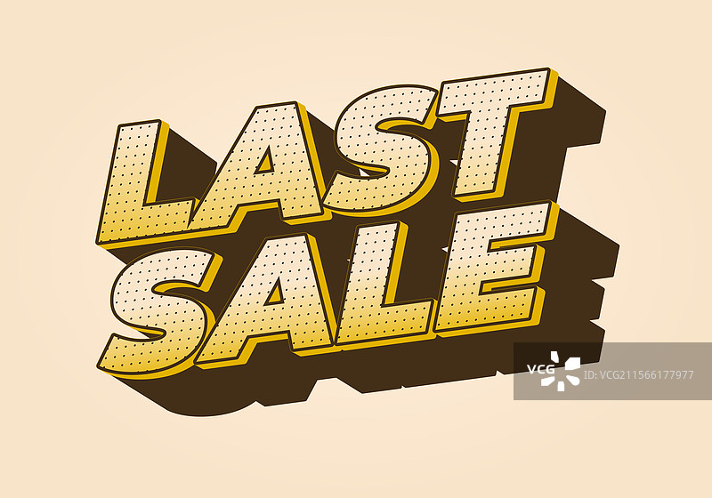 在线促销的最后销售文本效果图片素材
