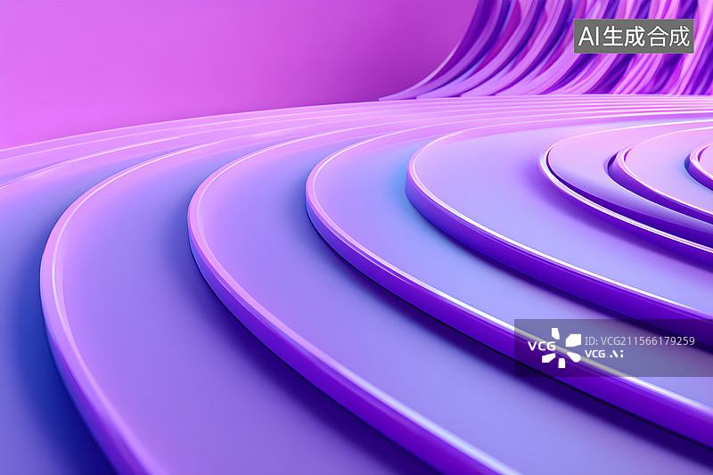 【AI数字艺术】运动场的彩色跑道图片素材
