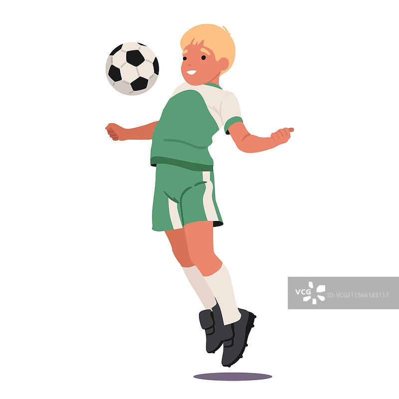 小运动员男孩足球运动员角色图片素材