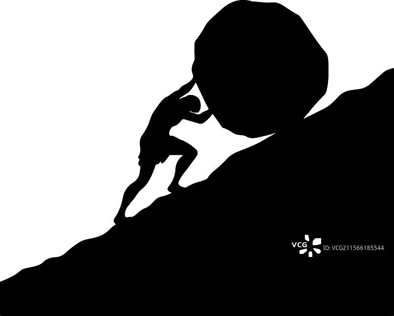 西西弗斯的神话图片素材