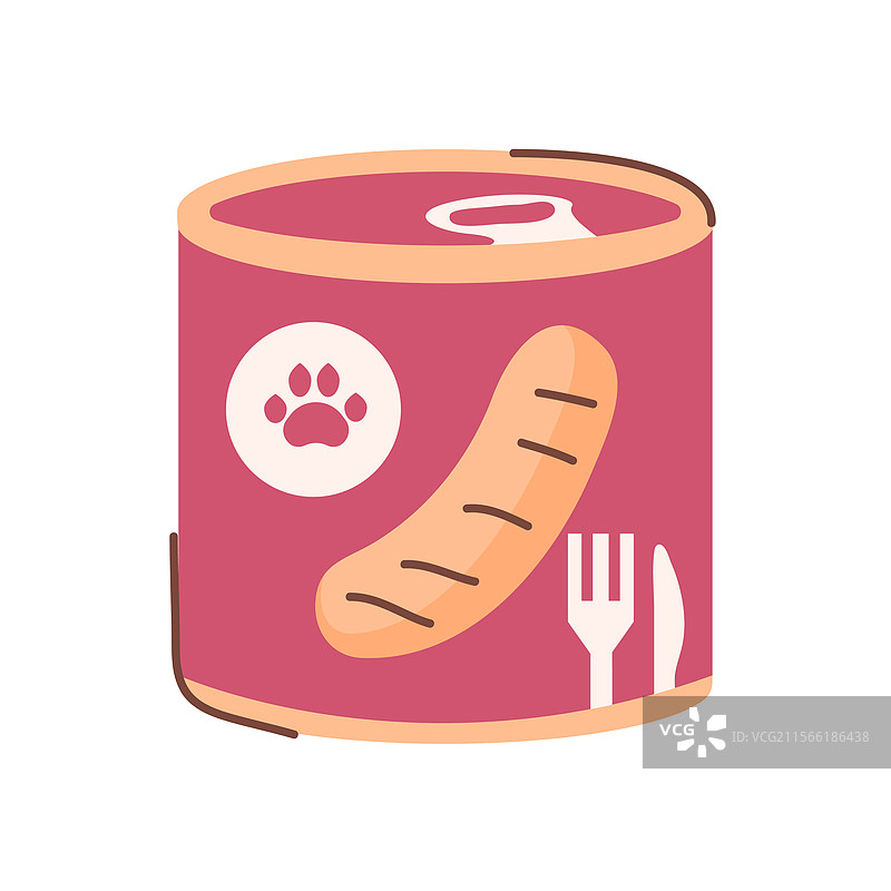 宠物食品罐头图片素材