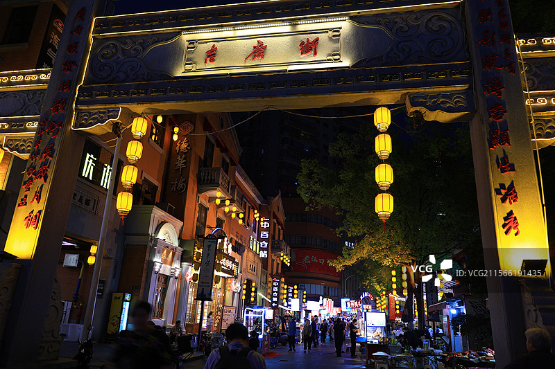 户部巷，汉口江滩，吉庆街，武汉长江大桥，黄鹤楼，武汉市历史文化街区，老房子，图片素材