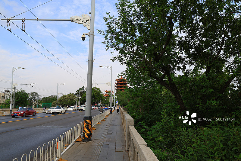 户部巷，汉口江滩，吉庆街，武汉长江大桥，黄鹤楼，武汉市历史文化街区，老房子，图片素材