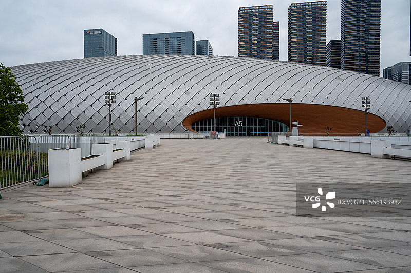 杭州奥体中心游泳馆图片素材