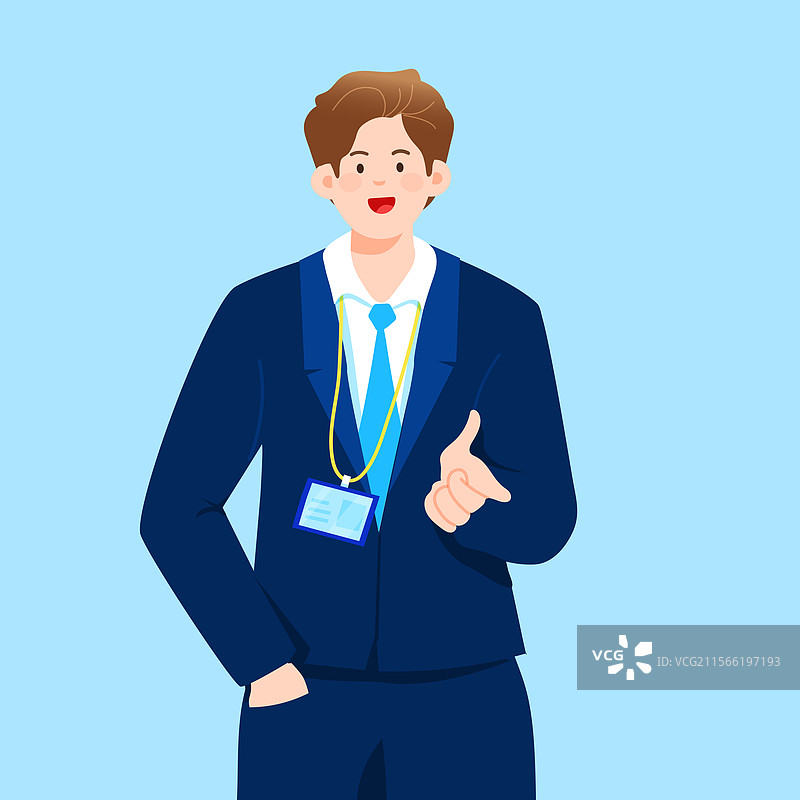 卡通商务招聘合作求职面试指南科技办公职场通勤职业工作娱乐休闲宇航员电商消费城市生活优惠促销矢量插画图片素材