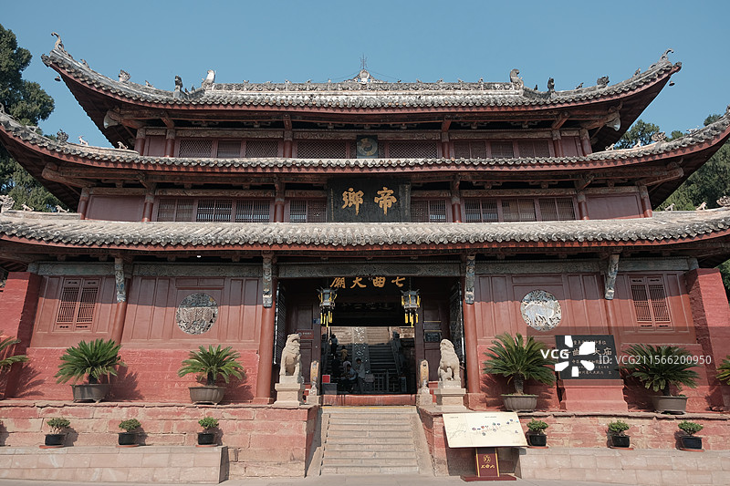 四川绵阳梓潼七曲山大庙图片素材