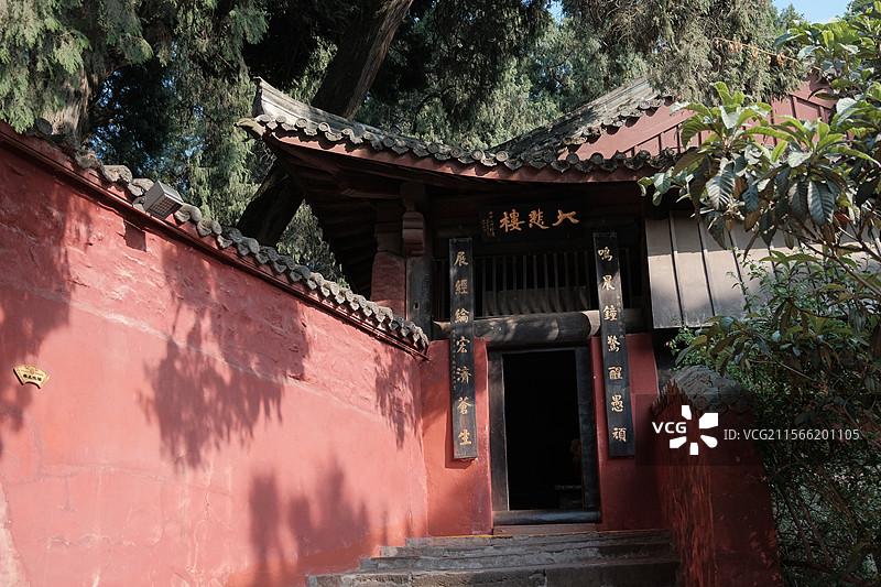 四川绵阳梓潼七曲山大庙，大悲楼图片素材