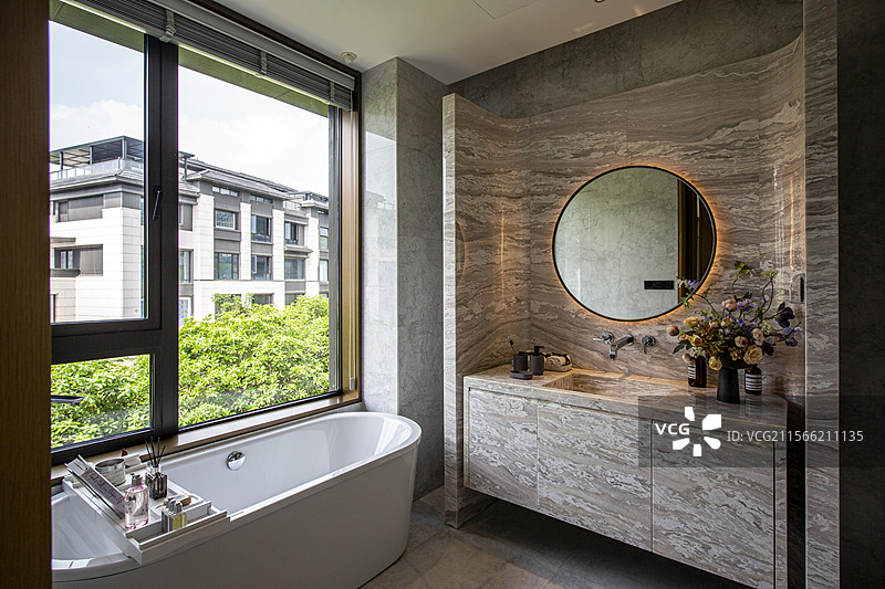 现代样板房—浴室图片素材