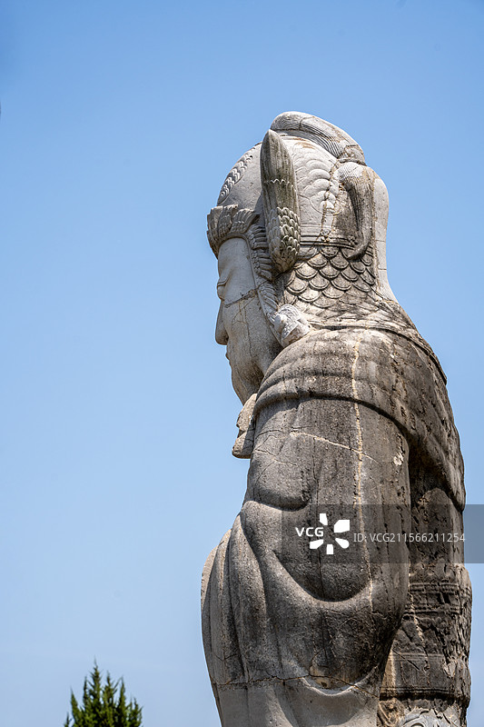 江苏盱眙明祖陵神道石刻图片素材