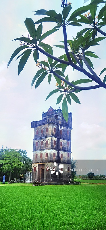 开平碉楼--岁月的痕迹图片素材