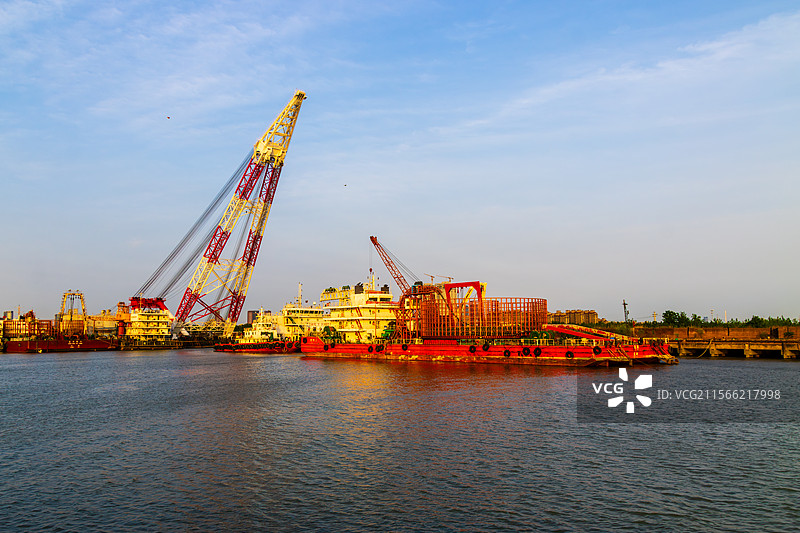 南通滨江国际邮轮中心风光图片素材