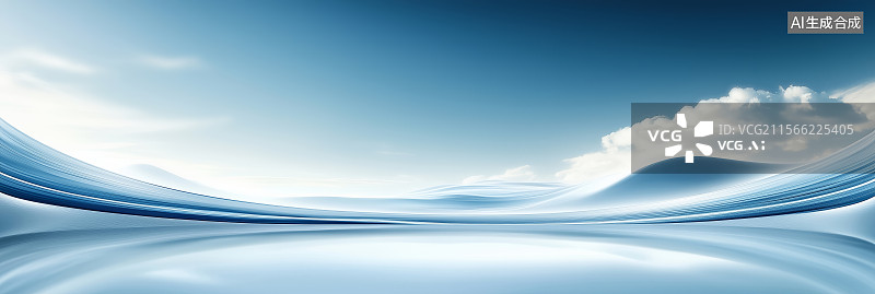 【AI数字艺术】纯净的未来之境图片素材